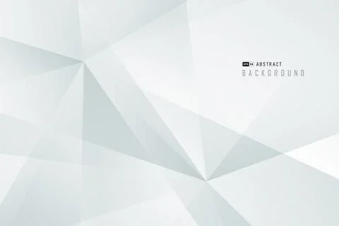 Abstract future soft green polygon decoration design background. Stock Illustration