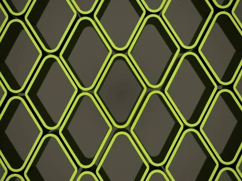 Abstract future structure of rendered elements Stock Illustration