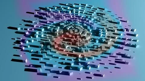 Abstract future technology architectural background, graphic 3d geometry in.. 스톡 일러스트