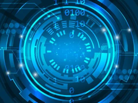 Abstract future technology circuit board background, vector illustration inno Stock Illustration