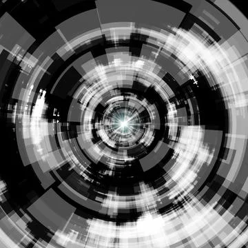 Abstract future technology concept, cyber hi-tech background. Science fiction Stock Illustration