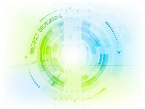 Abstract future technology vector background Stock Illustration