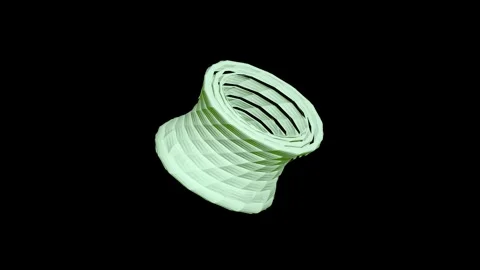 Abstract Futuristic 3D Object Morphing Seamless Loop 8K 120fps Stock Footage 339461703