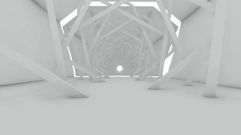 Abstract futuristic architect Stock Footage 90149397