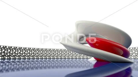 Abstract futuristic architecture organic shapes Stock Illustration
