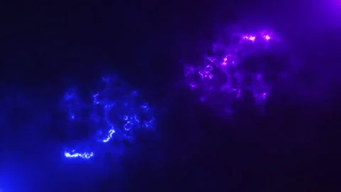 Abstract futuristic background of blue and purple energy lines Video stock 259510053