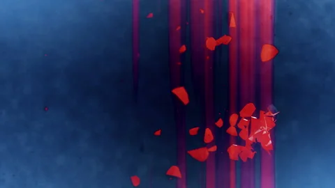 Abstract futuristic background with a breaking cube fragments Stock Footage 164919544