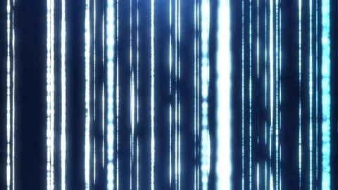 Abstract futuristic background of bright vertical neon light lines. Blue Stock Footage 289878239