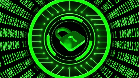 Abstract futuristic background of data flow Video stock 143177604