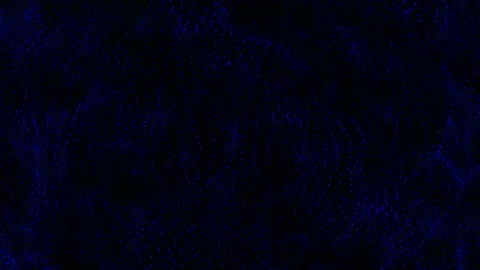 Abstract futuristic background. Dynamic particles dots wave flowing over da.. Stock-Footage 237423991