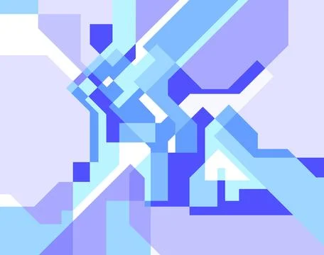 Abstract futuristic background. Geometric pattern. Vector Stock Illustration