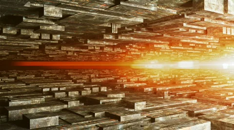 Abstract futuristic background - HD, loop Stock Footage 806045