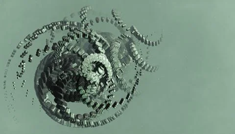 Abstract futuristic background Stock Illustration