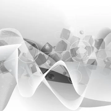 Abstract futuristic background Stock Illustration
