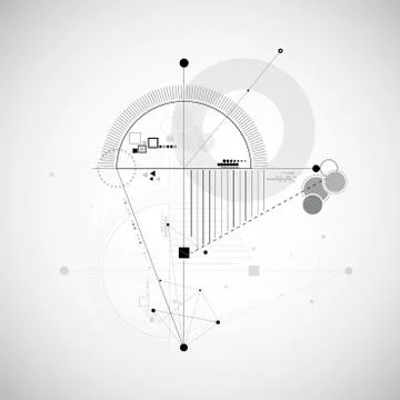 Abstract futuristic background 스톡 일러스트