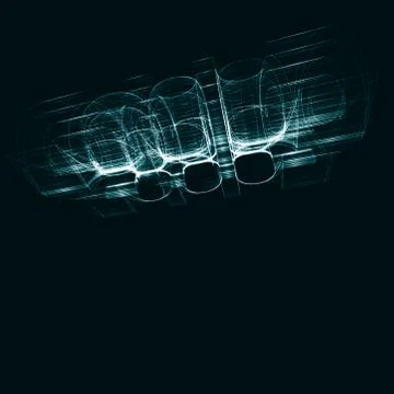 Abstract futuristic background Stock Illustration