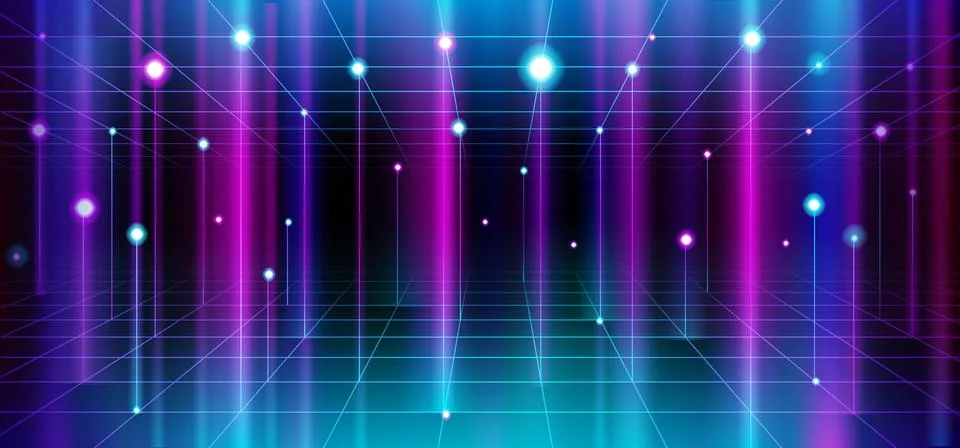Abstract futuristic background Stock Illustration