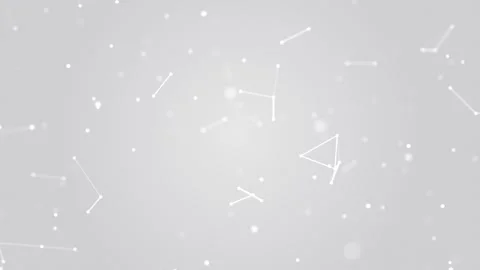 Abstract futuristic background with plexus of lines, dots and triangles Stock Footage 288318108