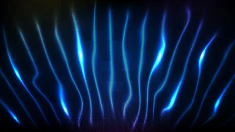 Abstract futuristic background of sci fi technology fast moving neon line Stock Illustration