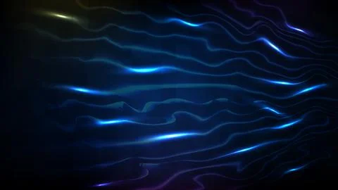Abstract futuristic background of sci fi technology fast moving neon line Stock Illustration