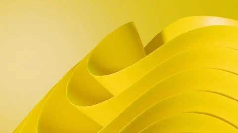 Abstract futuristic background with smooth flowing textile curves in a circul Stock Illustration