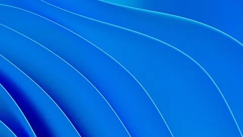 Abstract futuristic background with smooth flowing textile curves in a circul Stock Illustration