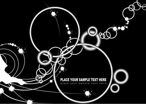 Abstract futuristic background. Vector illustration Stock Illustration