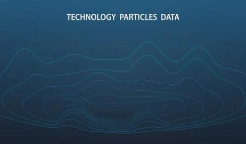Abstract futuristic big data of dots particle decoration design background. Illustrazione stock