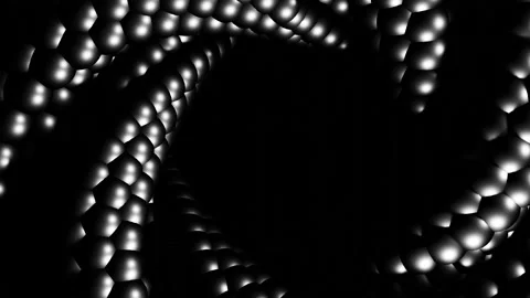 Abstract futuristic black spheres pattern Stock Footage 141516544