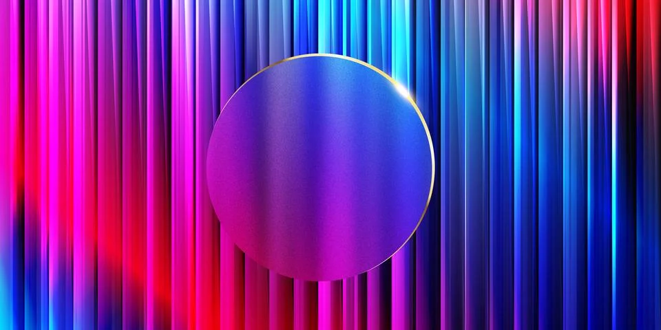 Abstract futuristic blue gradient background with glass effect, noisy textu.. Stock Illustration