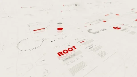 Abstract futuristic blueprint Stock Footage 180392829