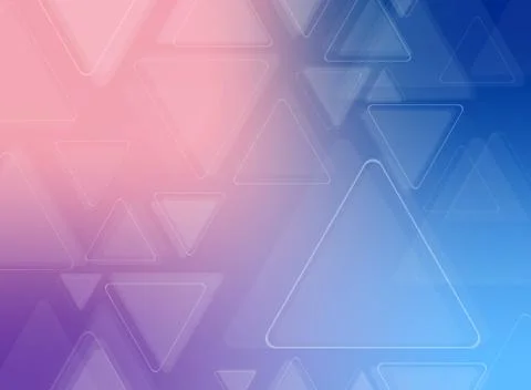 Abstract of futuristic colorful triangle pattern background. Illustrazione stock