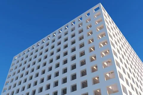 Abstract futuristic concept of cubes from blockchain and cryptocurrency minin Stockillustratie