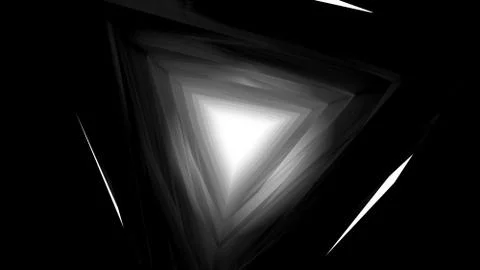 Abstract futuristic corridor. 3d render Foto stock