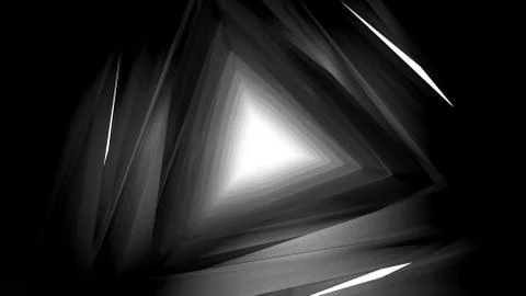 Abstract futuristic corridor. 3d render Stock Photos