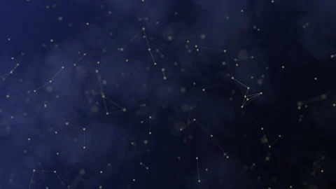 Abstract futuristic dark plexus background with moving connecting points Video stock 122859094
