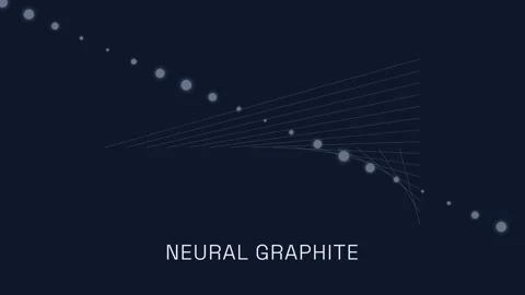 Abstract futuristic data flow: Glowing artificial intelligence neural conne.. Stock Footage 337656033