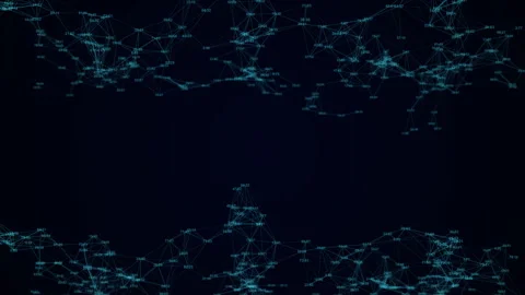 Abstract Futuristic Data Flow Video Animated Background Stock Footage 336227631