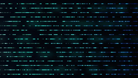 Abstract futuristic data stream background animation. Data security Stock Footage 241532754