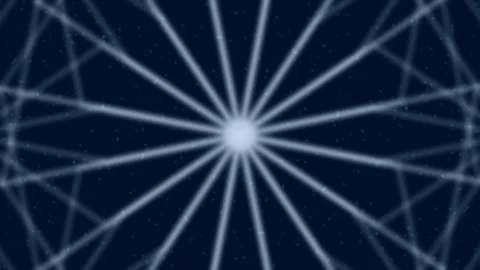 Abstract futuristic data visualization background with radial energy lines .. Stock Footage 336772351