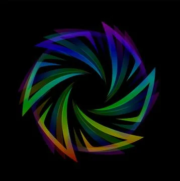 Abstract futuristic design element  Stock Illustration