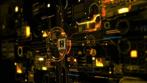Abstract futuristic device Stock Footage 153737970