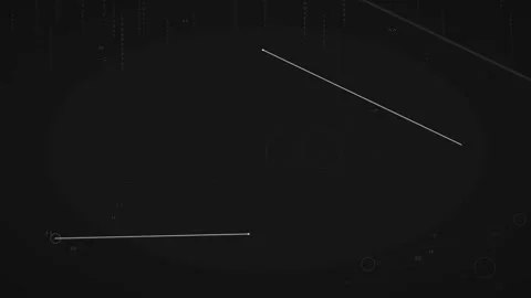 Abstract futuristic digital background with moving white geometric lines and Stock Footage 339316064