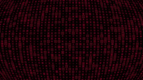Abstract Futuristic Digital Code Number Technology Background Stock Footage 339261563