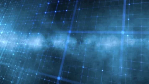 Abstract futuristic digital computer network net animation Stock Footage 229616091