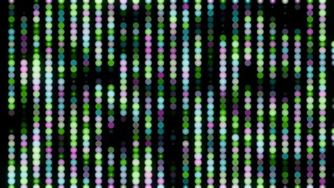 Abstract Futuristic Digital Data Background with Glowing Blue Particles Video stock 301512853