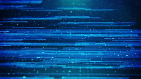 Abstract Futuristic Digital Display Background. Technology Concept Backdrop Stock Footage 201423752