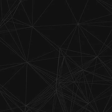 Abstract Futuristic Digital Network Background with White Geometric Wireframe Illustrazione stock