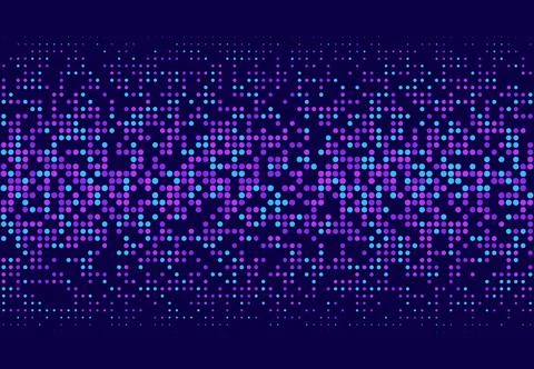 Abstract futuristic dot pattern design halftone of cover background. Stock Illustration