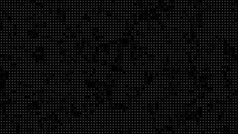Abstract futuristic dynamic dots background, digital HUD technology backgroun Видео 336549554